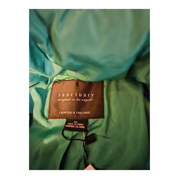 Sanctuary XL Long Sleeve Zip up Puffer Jacket - Picture 4 of 9